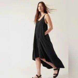 Women's Black Athleta Presidio Dress, Size Small Petite